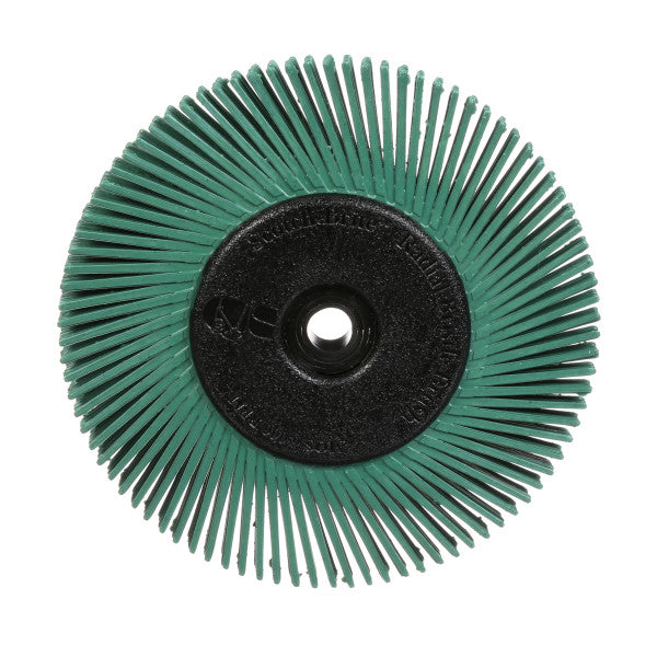 Scotch-Brite™ Radial Bristle Brush BB-ZB met adapter, Type A, 152 mm x 12,7 mm x 25,4 mm, P50