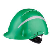 3M ™ Sicherheitshelm - Uvicator - Ratschenanpassung - Belüftung - Reflektieren - Plastik -Schweißband - Grün - G3000NUV -r -GP | 1 Übertreibung von 20 Stück