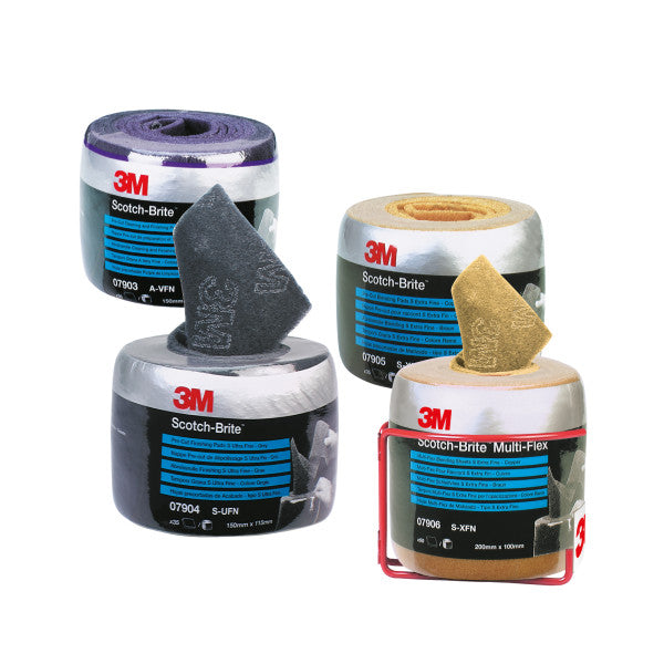 Scotch-Brite™ Clean and Finish Pre-perforated Abrasive Roll CF-SR, 150 mm x 115 mm, S UFN