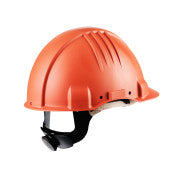 3M ™ Sicherheitshelm für hohe Temperaturen, Ratschenanpassung - ohne Belüftung - 1000 V Dielektrikum - Leder -Schweißband - Orange - G3501M -oor | 1 Übertreibung von 20 Stück