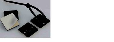 3M™ Scotchflex™ CTS-19 NC Cable Tie Mount, Transparent, 19 mm x 19 mm, 3.9 mm