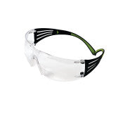 3M ™ SecureFit ™ 400 Sicherheitslesebrille - Schwarz/grüner Rahmen - Antikras/Anticonden - Clear +1,5 Objektive - SF415As/AF -eu - 20/Box | 1 Übertreibung von 20 Stück