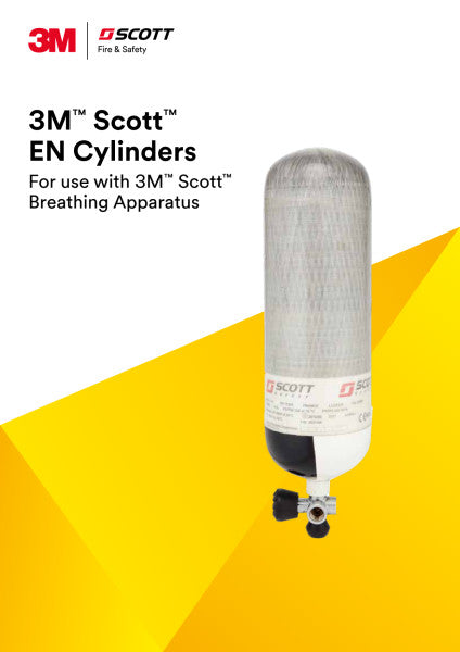 3M™ Scott™ 1640 Series cylinders, steel, 300 bar, with right-angle valve (RA), full, 2018927