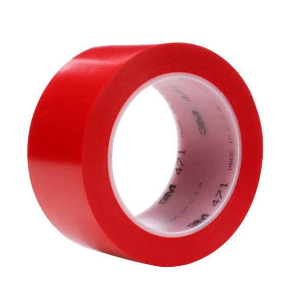 3M™ Vinyl Tape 471, Rood, 50 mm x 33 m, 0.14 mm