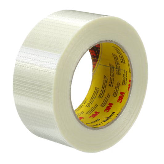 Scotch® Cross-Woven Fiber Reinforced Tape 8959, Transparent, 19 mm x 50 m, 0.15 mm