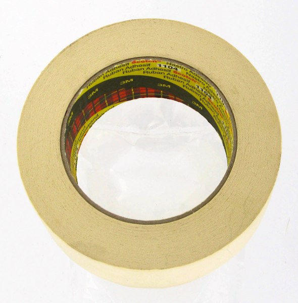 Scotch® Low Tack Masking Tape 1104, Beige, 48 mm x 50 m, 0.155 mm