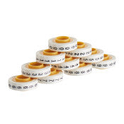 3M ™ ScotchCode ™ SDR -0/9 Kabelmarker -Nachfüllwalze - Nummer 0-9 - 10x Einzelhandelspaket | Gerätepalette A 87100 Stück
