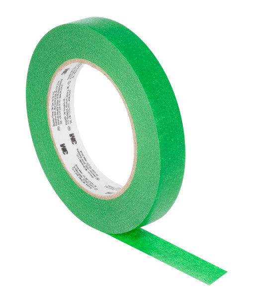 3M™ UV-bestendige maskeertape 2814, Groen, 18 mm x 50 m, 0.12 mm