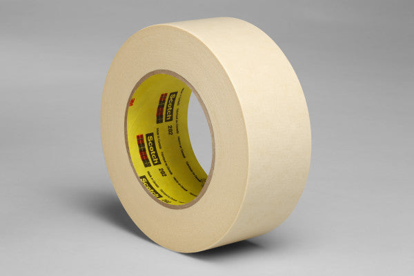 Scotch® Crêpe Masking Tape 202, Light Brown, 50 mm x 50 m, 0.17 mm