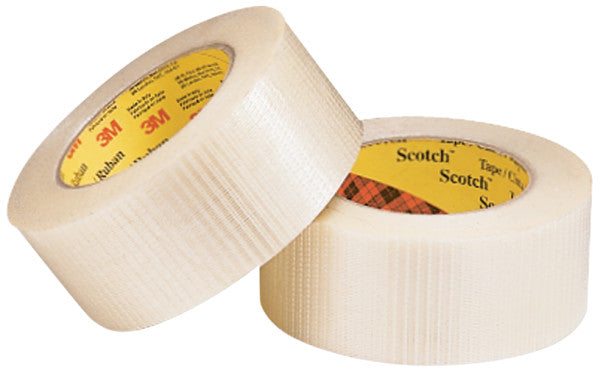 Scotch® Cross-Woven Fiber Reinforced Tape 8959, Transparent, 25 mm x 50 m, 0.15 mm