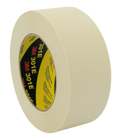 3M™ Afplaktape 301E, Beige, 72 mm x 50 m