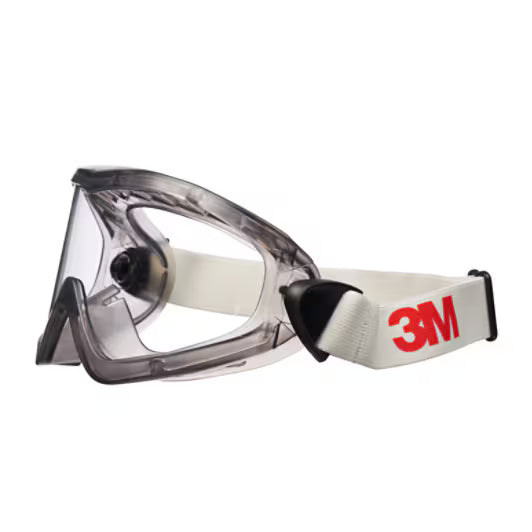 3M™ Wide-Vision Goggles Series 2890, indirect ventilation, anti-scratch/anti-fog, clear polycarbonate lens, 2890