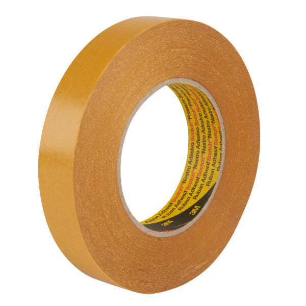3M™ Dubbelzijdige Papieren Tape 9527, Crèmewit, 25 mm x 50 m, 0.13 mm