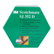 3M ™ Wiederverschleife Schleife und Hakenklett SJ352D - Schwarz - 25 mm x 5 m - 4,4 mm - Spannungsbox | 1 Stück