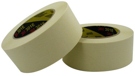 3M™ Masking Tape 301E, Beige, 1526 mm x 50 m