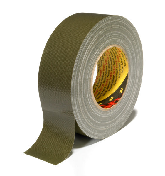 3M™ Extra Heavy Duty Duct Tape 389, Olive Green, 50 mm x 50 m, 0.26 mm