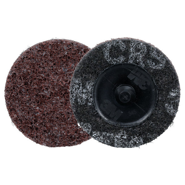 Scotch-Brite™ Roloc™ Precision Heavy Duty Surface Conditioning-schijf, HD-DR, Coarse 120+, TR, 51 mm, 25/Carton, ...