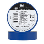 3M ™ TEMFLEX ™ Vinyl -Insolation Band 155 - Blau - 19 mm x 20 m | Rabattpalette A 7000 Stücke