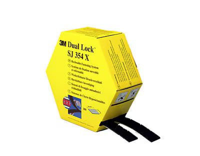 3M™ Dual Lock™ Hersluitbare Klikband SJ3540, Zwart, 25 mm x 45 m
