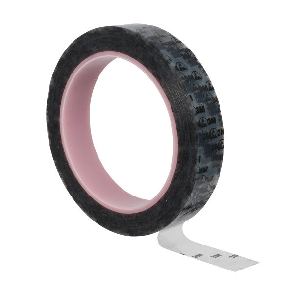 3M™ ET 40PR Polyester Tape, antistatic, printed, transparent, 19 mm x 66 m x 0.06 mm