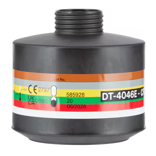 3M™ Gas/Vapor Cartridge and Particulate Filter with DIN Thread CF32 A2B2E2K2HgP3 RD, DT-4046E