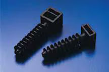 3M™ Scotchflex™ CT-6 Cable Tie Holder, Wall Plug Mount, Black, 12 mm x 10 mm