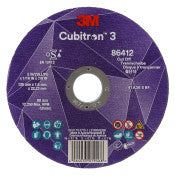 3M™ Cubitron™ 3 doorslijpschijf - 87338 - 36+ - T42 - 125 mm x 3 mm x 22,23 mm - EN - 25/verpakking - 50 stuks/doos | 1 Overdoos van 50 Stuk