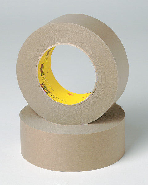 3M™ Flatback afplaktape 2517, Medium Bruin, 100 mm x 55 m, 0.165 mm