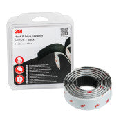 3M ™ Haken- und Loop -Klettverschluss SJ352B - Schwarz - 25 mm x 1,25 m - 4,4 mm - Blister IPC | 1 Übertreibung von 4 Rollen