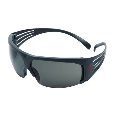 3M™ SecureFit™ 600 Veiligheidsbril, grijs montuur, krasbestendige, grijze gepolariseerde lenzen, SF611AS-EU, 20/doos