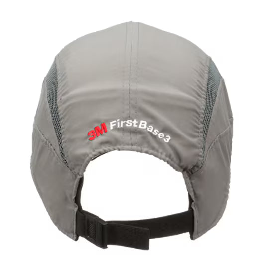 3M™ First Base™ 3 Impact Cap 2030607, Classic, Grey, Short Brim, 55 mm, Custom
