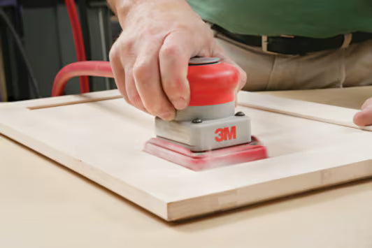 3M™ Elite Pneumatic Eccentric Sander with Dust Bag, 0.28 HP