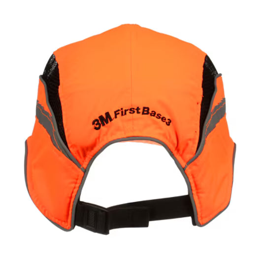 3M™ First Base™ 3 Impact Cap 2021874, Classic, hi-viz, orange, short brim, 55 mm