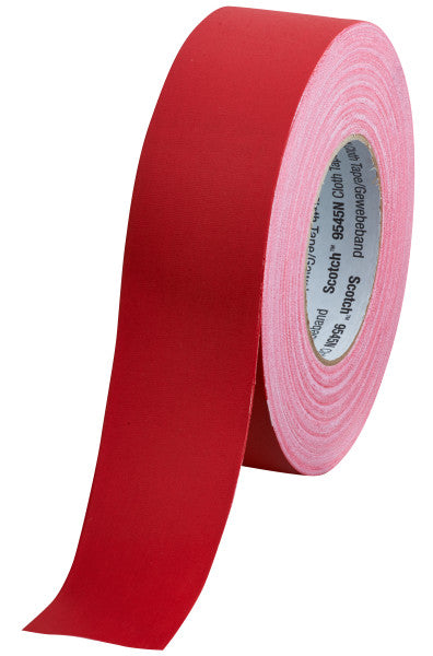 Scotch® 9545N Impregnated Textile Tape, Red, 50 mm x 50 m, 0.3 mm