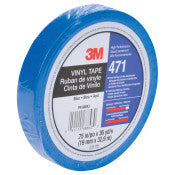 3M ™ Vinyl Tape 471 - Blau - 9 mm x 33 m - 0,14 mm - einzeln verpackt | 1 externe Box von 96 Rollen