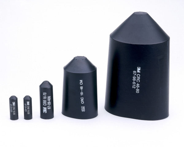 3M™ SKE 8/20 Warmtekrimpeindkap, Zwart, 20/8 mm