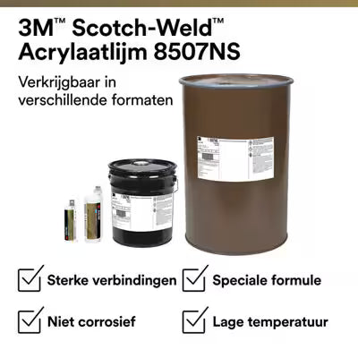 3M™ Scotch-Weld™ Acrylaatlijm DP8507NS, Grijs, 45 ml Duo-Pak