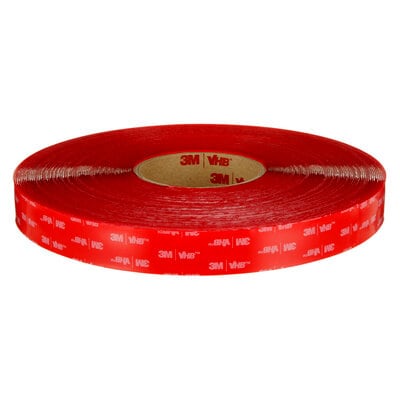 3M™ VHB™ Tape 4918F, Transparent, 12 mm x 16.5 m, 2.0 mm