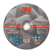 3M™ Silver Doorslijpschijf - T42 - 230 mm x 2.5 mm x 22.23 mm | 1 Overdoos van 50 Stuk