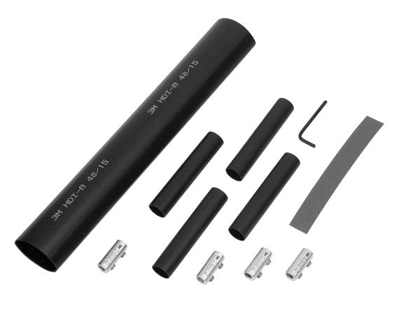 3M™ 91-AHSC-35N Warmtekrimp-lijnverbindingsmof, 0,6/1 kV, 3x 6 - 4x 35 mm², Schroefconnector