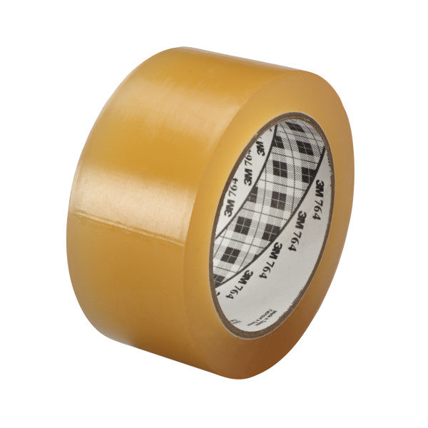 3M™ Vinyl Tape Algemeen Gebruik 764, Transparant, 50 mm x 33 m, 0.13 mm