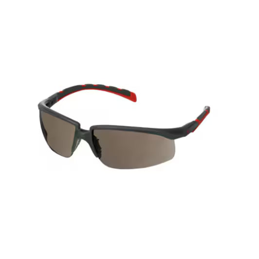 3M™ Solus™ Serie 2000, S2002SGAF-ROOD, grijs/rode veren, Scotchgard™ condenswerende coating, grijze AC-AK‑lenzen, 20/doos