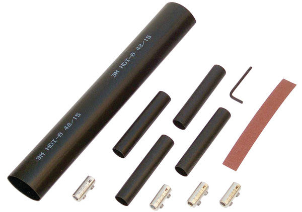 3M™ 91-AHMC 6 Heat Shrink Line Connector, 0.6/1 kV, 3x 1.5 - 4x 6 mm², Heat Shrink Connector