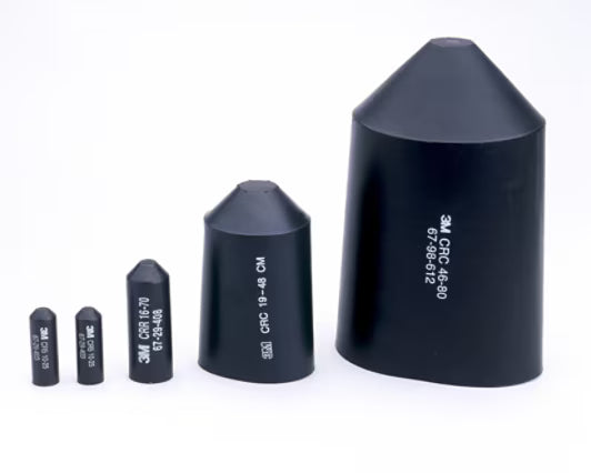 3M™ CRR 16-70 Warmtekrimpeindkap, Zwart, 24/8 mm
