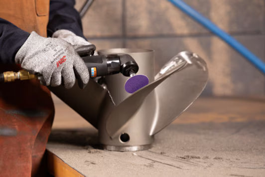 3M™ Cubitron™ 3 Roloc™ Fiberschijf 1187C, 80+, TR, Purple, 51 mm, 50/Carton, 200 ea/Case