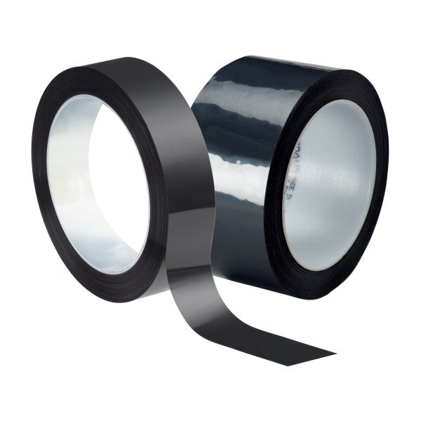 3M™ Polyester Tape 8422, Black, 25 mm x 66 m