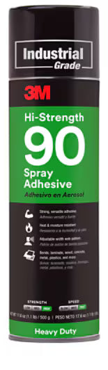 3M™ Hi-Strength 90 Adhesive Spray, Transparent, 500 ml