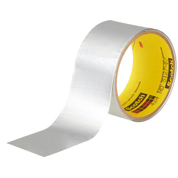 3M™ Aluminum Tape 426, Silver, 50 mm x 18 m