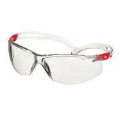 3M ™ SecureFit ™ 500 Sicherheitsbrille - Transparent und rotes Rahmen - Scotchgard ™ -Kondensation und kratzfeste Beschichtung (K & N) - Clear Linsen - SF501SGAF -red -eu - 20/Box | 1 Übertreibung von 20 Stück