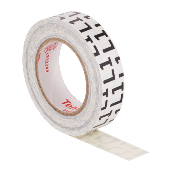 3M ™ TEMFLEX ™ 1700 Vinyl -Elektro -Isolationsband - Grau - 15 mm x 10 m - 0,17 mm - Schwarzdruck "L1" | 1 Übertreibung von 100 Stück